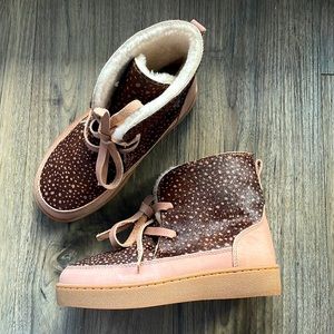 Donsje Archie Booties Calf Hair Sheepskin